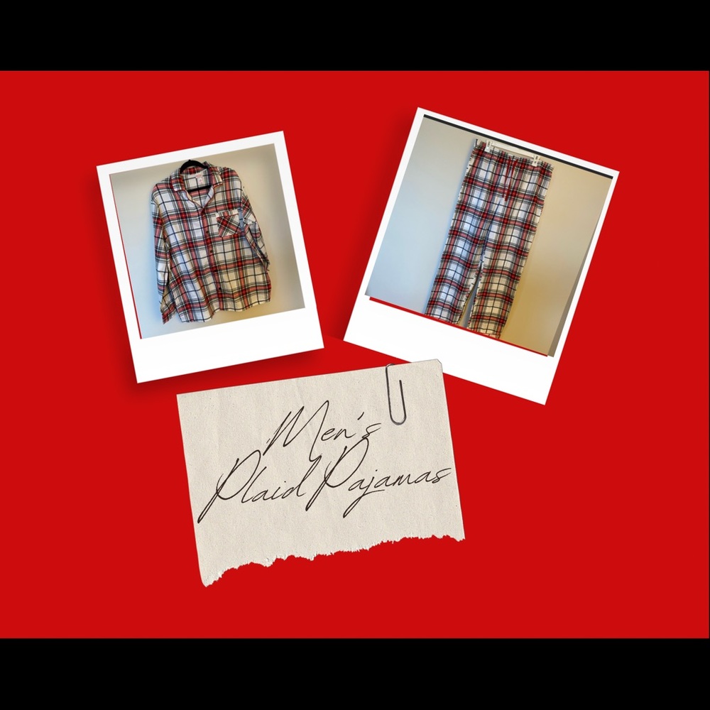 Wondershop Men’s Plaid Pajamas Sz L